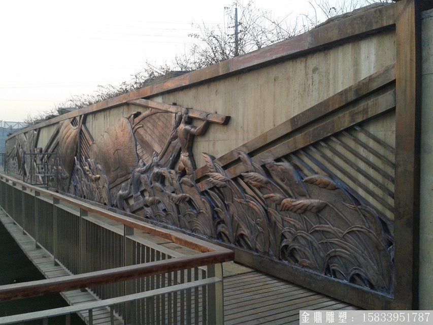 墻體銅浮雕，廣場鍛銅紫銅浮雕5